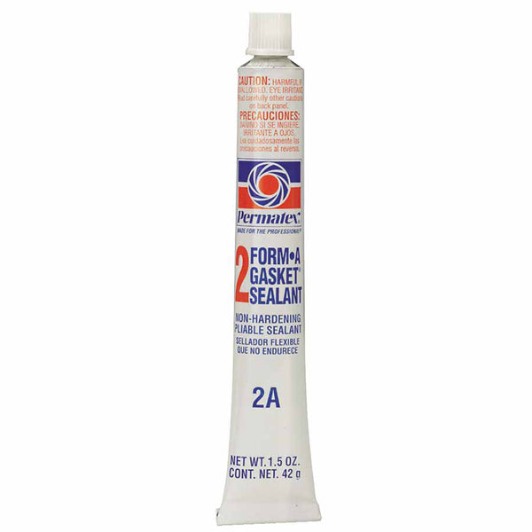Form-A-Gasket Sealant, No 2 Slow-Drying/Non-Hardening, 1.5 oz, Tube, Black 230-80015