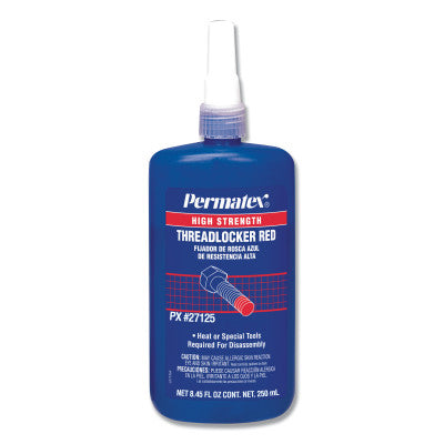 High Strength Threadlockers, 90 mL, 1 in Thread, Red 230-27125