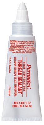 High Temperature Thread Sealant, 50 ml Tube, White 230-59235