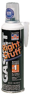 The Right Stuff Gasket Maker, 7 oz Automatic Tube, Black 230-25224
