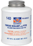 Thread Sealant with PTFE, 16 oz, Can, White 230-80633