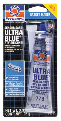 Ultra Silicone RTV Gasket Maker, 3.35 oz, Tube, Ultra Blue 230-81724