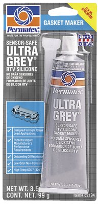 Ultra Silicone RTV Gasket Maker 3.5 oz, Tube, Ultra Grey 230-82194