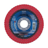 POLIFAN SGP CO-Curve Flap Wheel, 4-1/2 in x 7/8 in, 60 Grit, 13300 RPM 419-67234