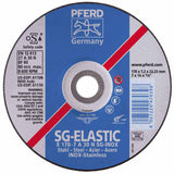 Premium SG-INOX Wheel, 4 1/2 in Dia, 1/4 Thick, 7/8 Arbor, 30 Grit, Alum Oxide 419-61105