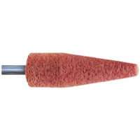 Series A Steel Edge Mounted Point Abrasive Bit, A11, 7/8 in Outer dia, 1/4 in Shank dia, 30 Grit, O 419-31061