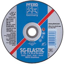 Type 27 Depressed Center Wheel, 4 1/2 in Dia, 1/8 in Thick, 46 Grit, Alum Oxide 419-63204