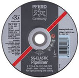 Type 27 SG Pipeliner Grinding Wheel, 4-1/2 in dia, 1/8 in Thick, 30 Grit Aluminum Oxide 419-63255