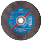 SGP-INOX Depressed Center SGP Cut-Off Wheel, 6 in dia, 0.045 in Thick, 7/8 in Arbor, 46 Grit 419-63174