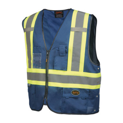 134NAU Safety Vest, 2/3XL, Navy 852-V1021580U-2/3XL