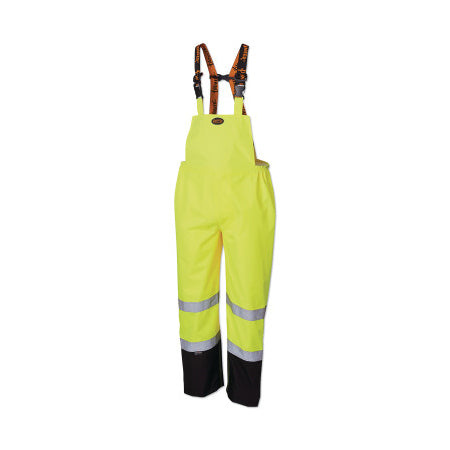 5404AU/5405AU HV 300D Ripstop Waterproof Safety Bib Pant, X-Large, Y/G 852-V1200461U-XL