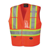 6930U/6931U Hi-Vis Safety Tear Away Vest, 4/5XL, Orange 852-V1020951U-4/5XL