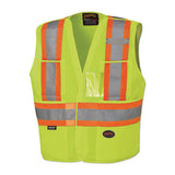 6930U/6931U Hi-Vis Safety Tear Away Vest, 2/3XL, Yellow/Green 852-V1021061U-2/3XL