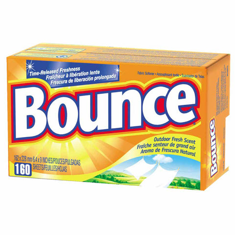 Fabric Softener Sheet, Outdoor Fresh, 160 Sheets/Box 608-80168