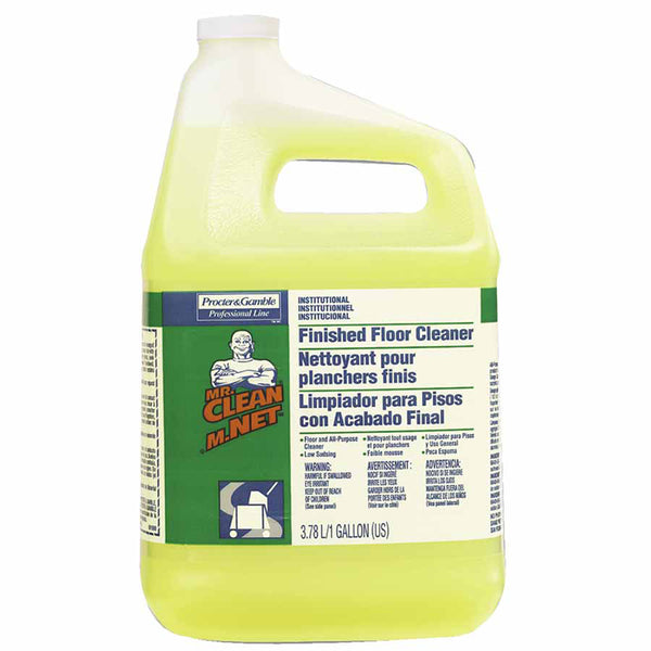 Mr. Clean Finished Floor Cleaner, 1 gal, Bottle, Lemon Scent 608-02621