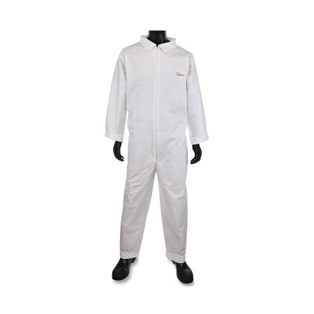 Posi-Wear BA Microporous Disposable Basic Coveralls with Collar, White, 5X-Large 813-3600/5XL