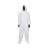 Posi-Wear BA Microporous Disposable Coveralls with Hood and Boot, White, Medium 813-3609/M
