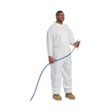 Posi-Wear BA Microporous Disposable Coveralls with Elastic Wrist and Ankle, White, 5X-Large 813-3602/5XL