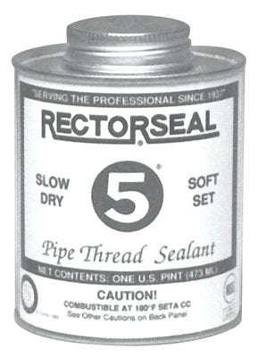 No. 5 Pipe Thread Sealant, 1 pt Can, Yellow 622-25431