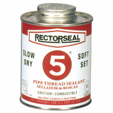 No. 5 Pipe Thread Sealant, 1/4 pt Can, Yellow 622-25631