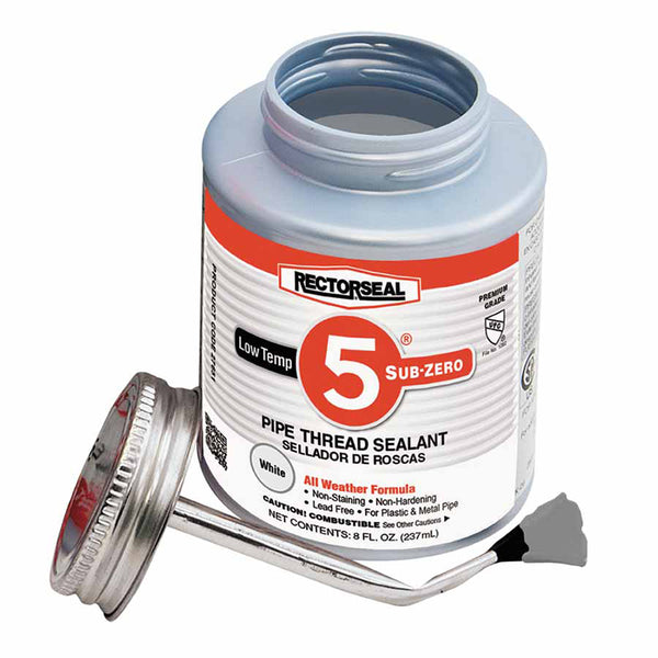 No. 5 Sub-Zero Pipe Thread Sealants, 1 Pint Can, Yellow 622-27541