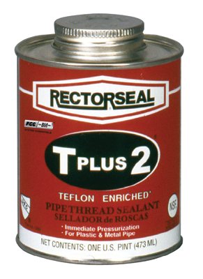 T Plus 2 Pipe Thread Sealant, 1 Pint Can, White 622-23431