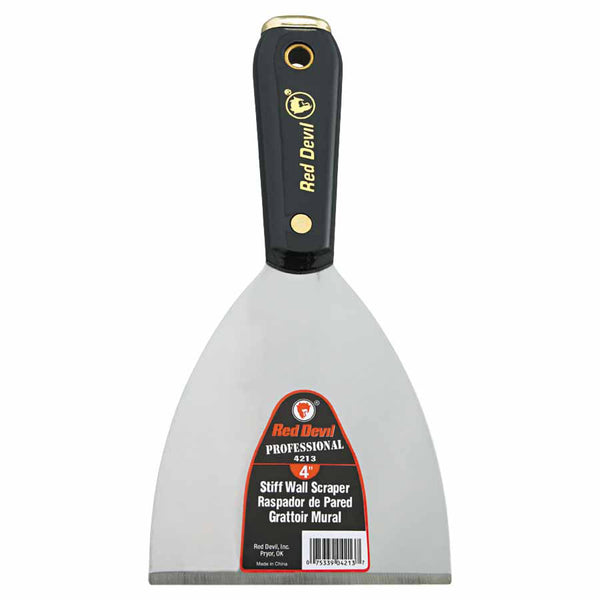4200 Professional Series Wall Scraper, 4 in W, Stiff Blade 630-4213