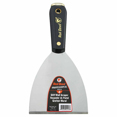 4200 Professional Series Wall Scraper, 4 in W, Stiff Blade 630-4213