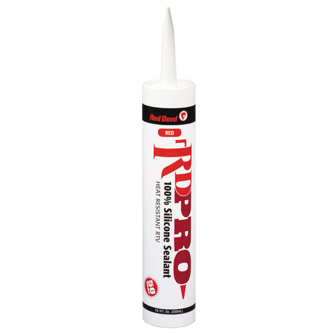 RD PRO Heat Resistant RTV Sealant, 10.1 oz Cartridge, Red 630-0809/OI