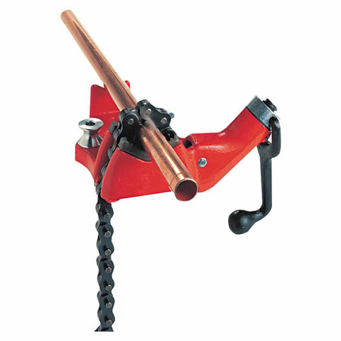 Top Screw Bench Chain Vise, BC410A, 1/8 in to 4 in Pipe Cap 632-40195