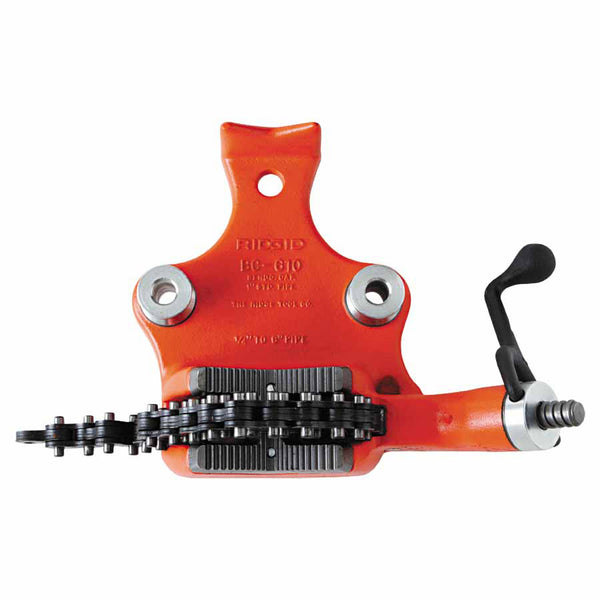 Top Screw Bench Chain Vise, BC610A, 1/4 in to 6 in Pipe Cap 632-40210