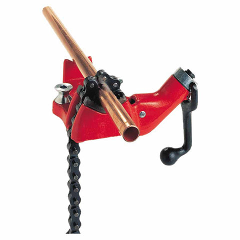 Top Screw Bench Chain Vise, BC810A, 1/2 in to 8 in Pipe Cap 632-40215