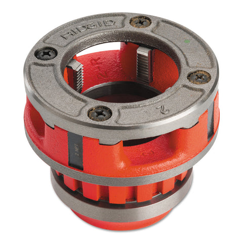 Manual Threading/Pipe and Bolt Die Head Complete w/Dies, 2 in-11-1/2 NPT, 12-R, Alloy RH 632-37415