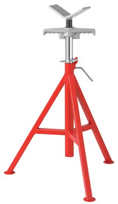 V-Head Pipe Stand, Model VJ-98, V-Head Low, 20 in to 38 in Adjustment Height 632-56657