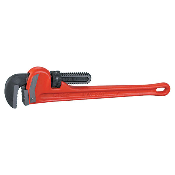 Heavy-Duty Straight Pipe Wrench, Steel Jaw, 18 in 632-31025