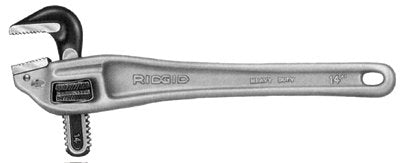Offset Pipe Wrench, 14 in, Alloy Steel Jaw 632-31120