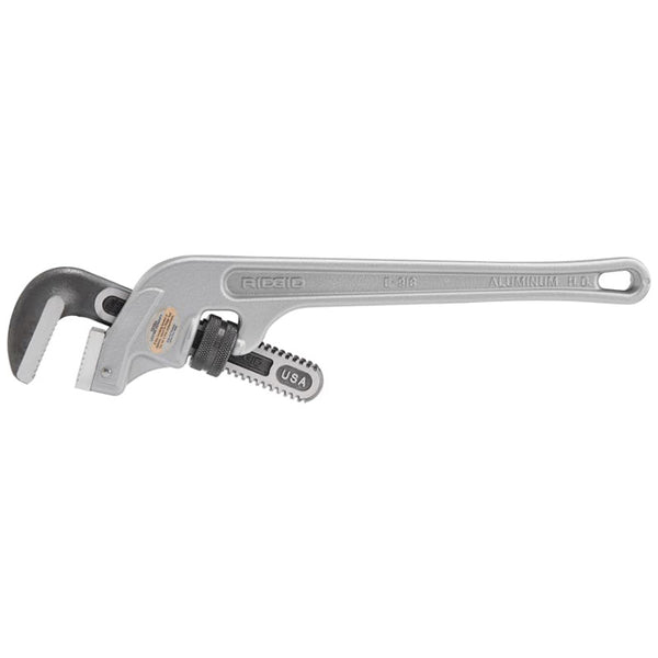 Aluminum End Pipe Wrenche, 18 in Long, 2-1/2 in Pipe Capacity 632-90122