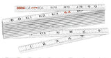 Fiberglass Folding Rule, Model 1619F, 6 ft, SAE, 6 in Inside Flat Reading 632-73370