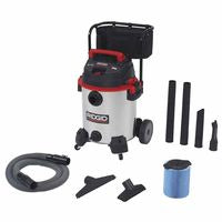Stainless Steel Wet/Dry Vac with Cart Model 1610RV, 16 gal, 6.5 hp 632-50353