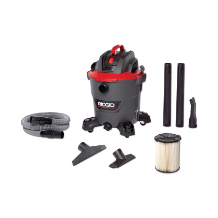 NXT Wet/Dry Vacuum, 12 gal, 5.0 Peak HP, Large Drain 632-62703