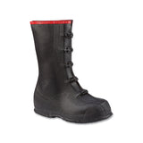 Supersize Rubber Overshoes, Size 14, 15 in H, Black 617-T369-140