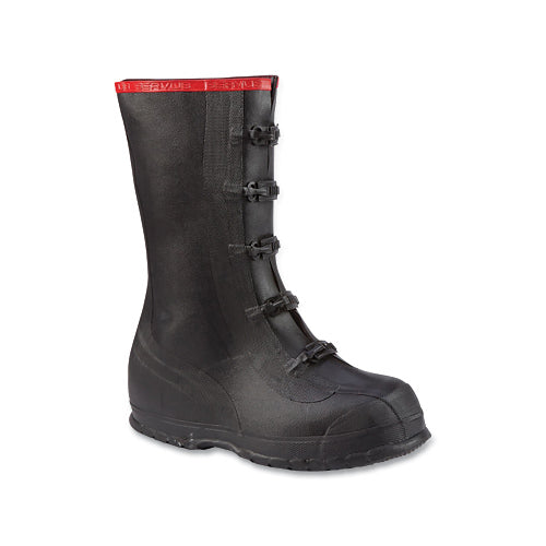 Supersize Rubber Overshoes, Size 14, 15 in H, Black 617-T369-140