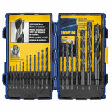 18-pc Black Oxide Sets, 1/16 in - 1/2 in Cut Dia. 585-314018