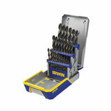 29-pc Black and Gold Metal Index Drill Bit Set, 1/16 in to 1/2 in Cut dia 585-3018005