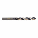 Black and Gold HSS Fractional Drill Bit, 25/64 in, Split Point 585-3019025B