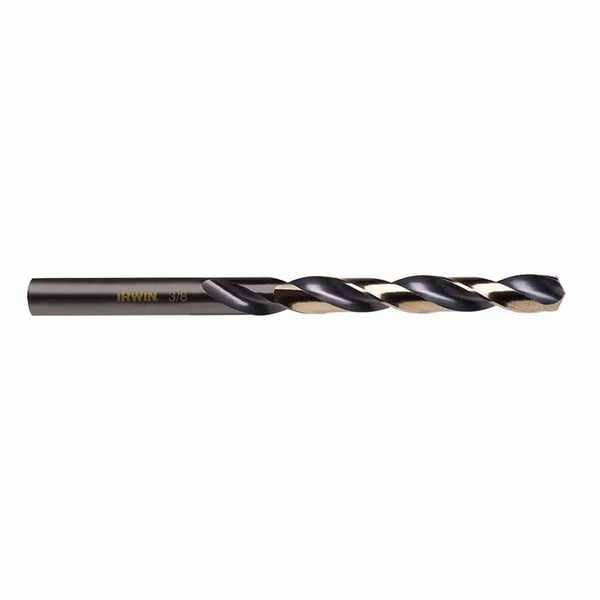 Black and Gold HSS Fractional Drill Bit, 25/64 in, Split Point 585-3019025B