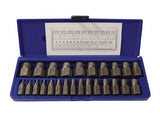 Hex Head Multi-Spline Screw Extractors - 532 Series - Plastic Case Set, 25 Pc, 1/8 in to 7/8 in 585-53227
