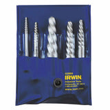 Spiral Flute Screw Extractors - 535/524 Series Set, 5 Piece, 3/32 in to 5/8 in 585-53535