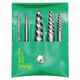 Spiral Flute Screw Extractors - 535/524 Series Set, 6 Piece, 3/32 in to 7/8 in 585-53545