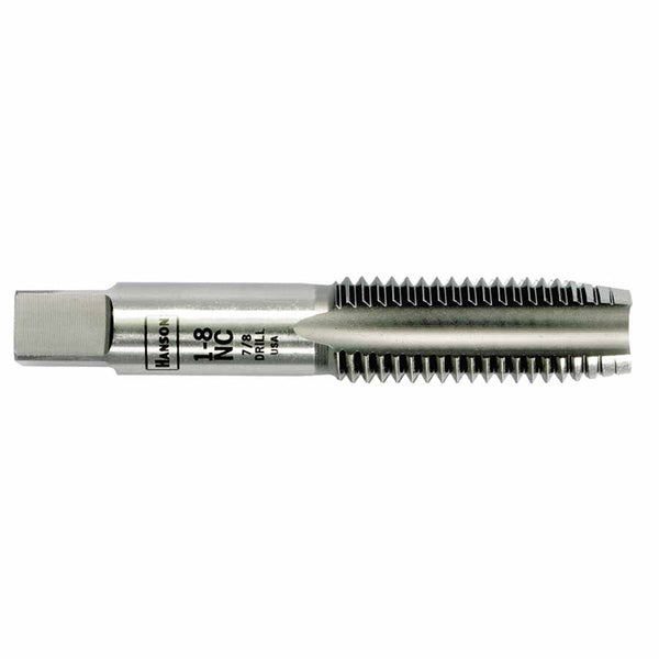 Fractional Taps (HCS), 1 in-8 NC, Chamfer - 3 to 5 Threads 585-1465